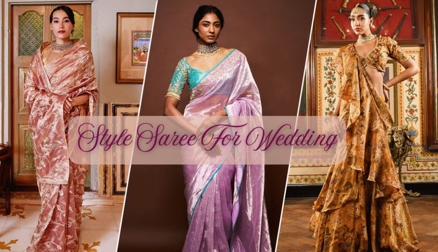 Style Saree For Wedding