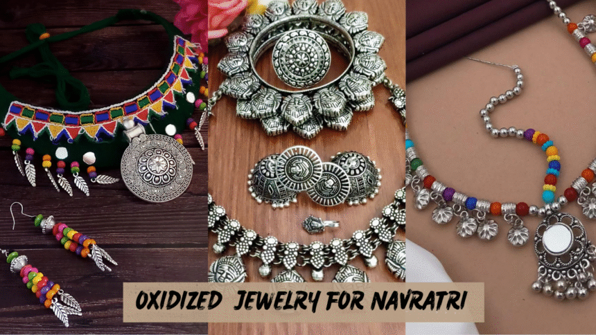 Oxidized jewelry for Navratri