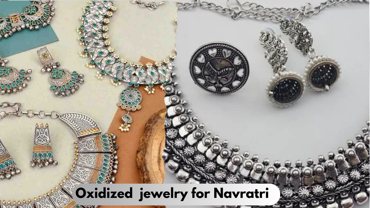 Oxidized jewelry for Navratri