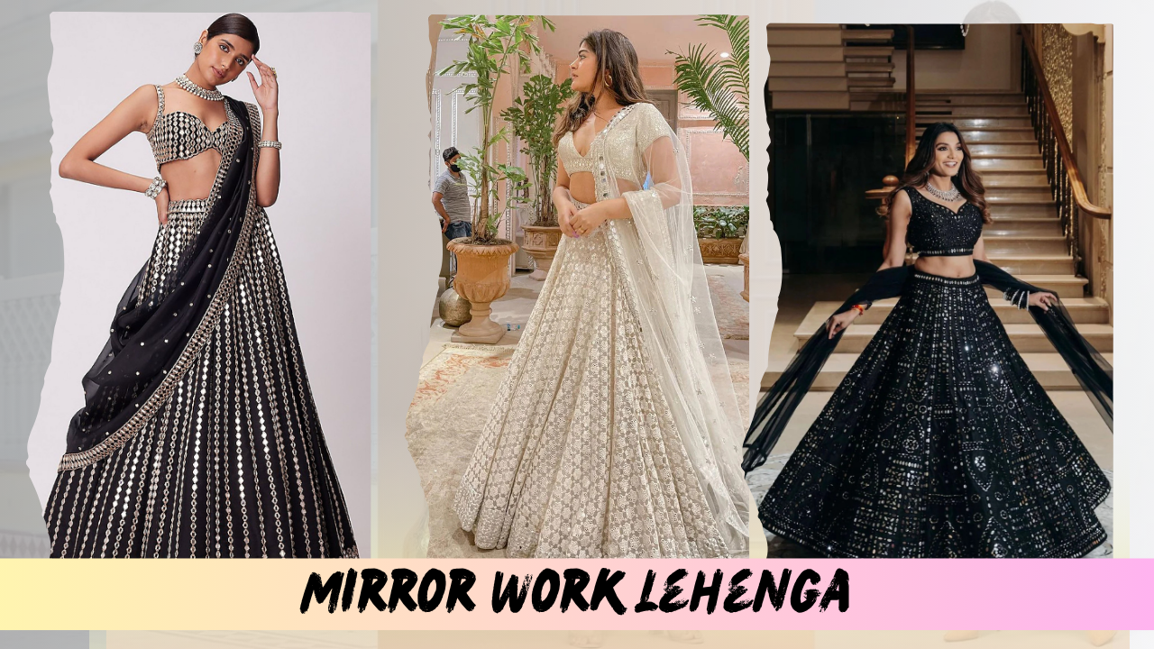 Mirror Work Lehenga