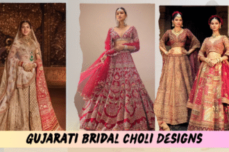 Gujarati Bridal Choli Designs