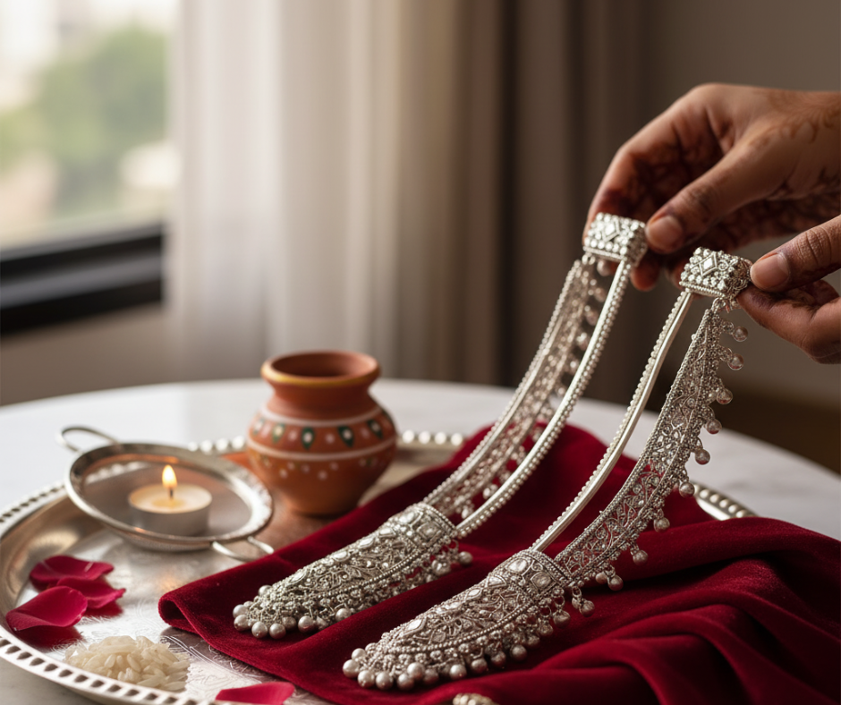 Designer Payals for Karwa Chauth