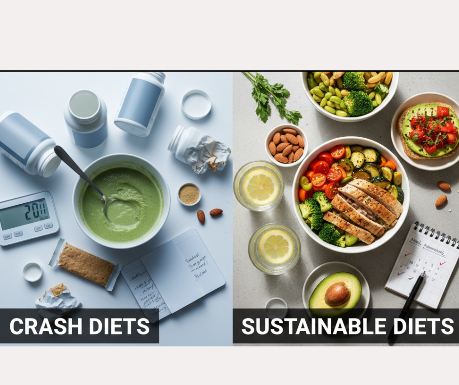 Crash Diets vs Sustainable Diets