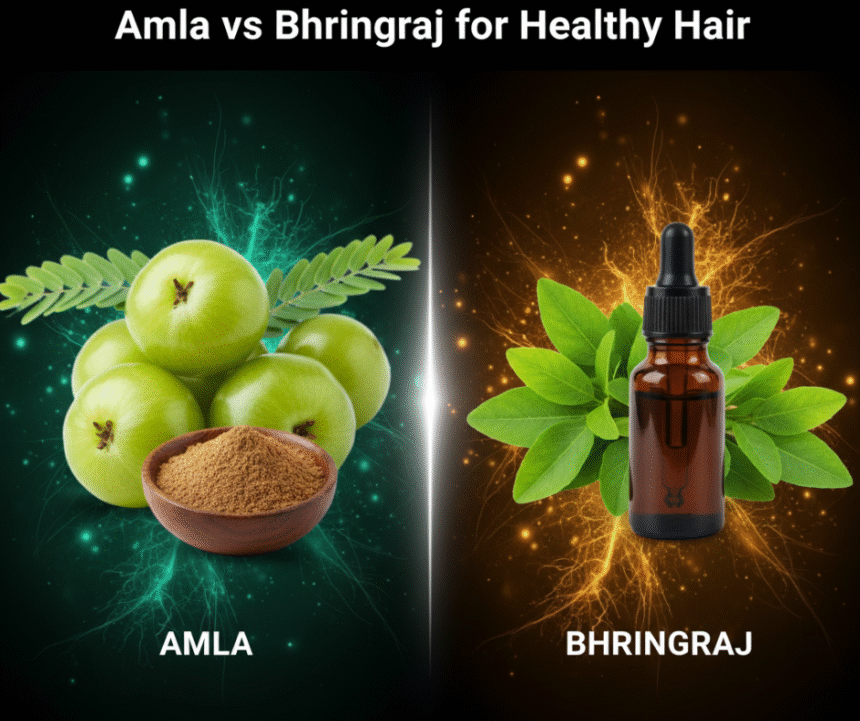 Amla vs Bhringraj for Healthy Hair
