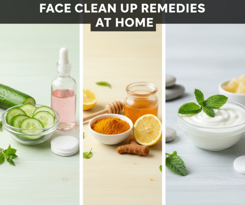 Face Clean Up Remedies at Home