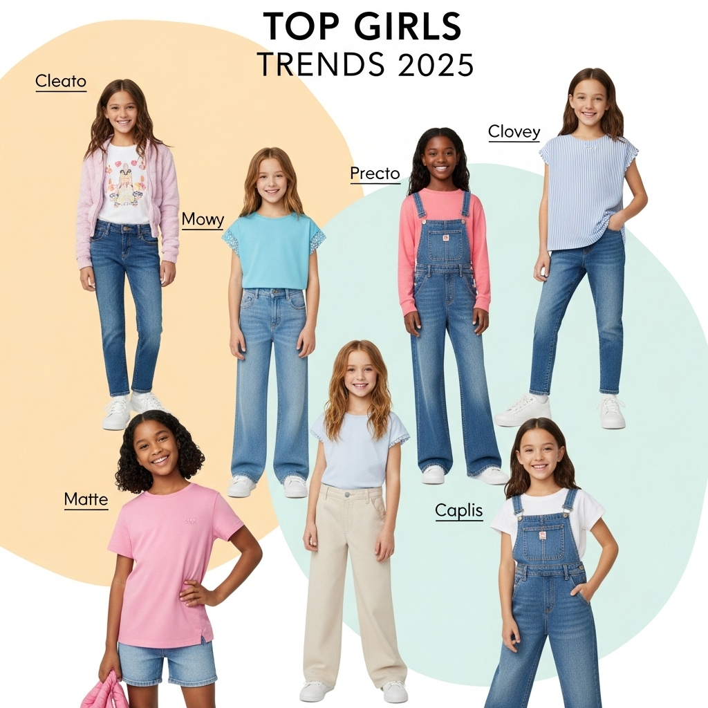 Girl Kids Clothing Trends for 2025
