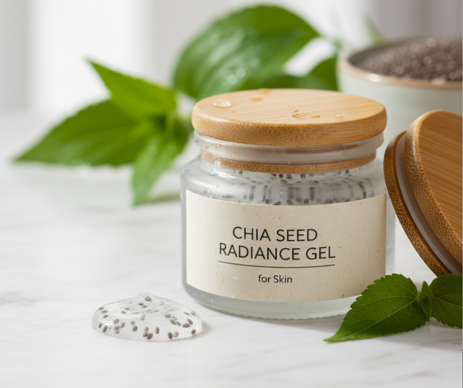 Chia Seed Gel for Skin