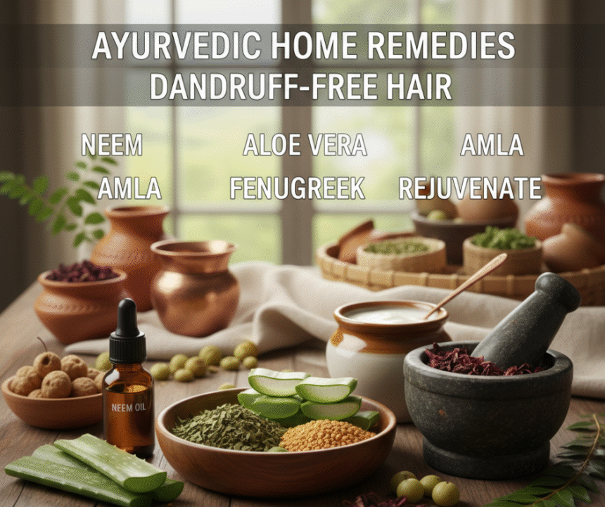 Ayurvedic Home Remedies for Dandruff-Free Hair