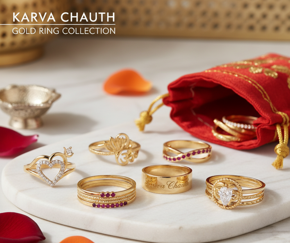 Karva Chauth Gold Ring Collection