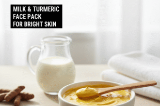 Milk and Turmeric Face Pack for Bright Skin