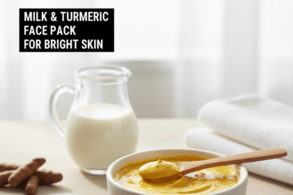 Milk and Turmeric Face Pack for Bright Skin