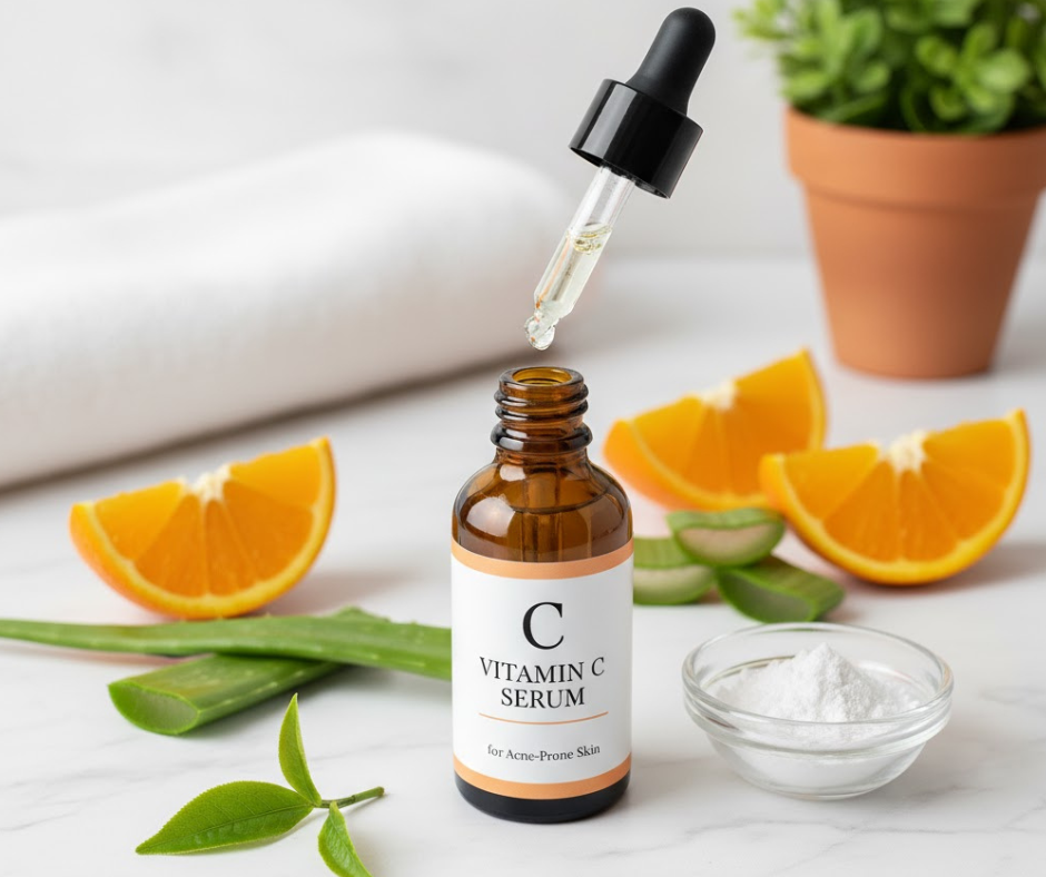 Vitamin C Serum for Acne-Prone Skin
