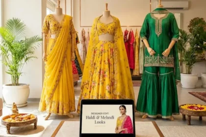 Designer Outfits for Haldi & Mehndi