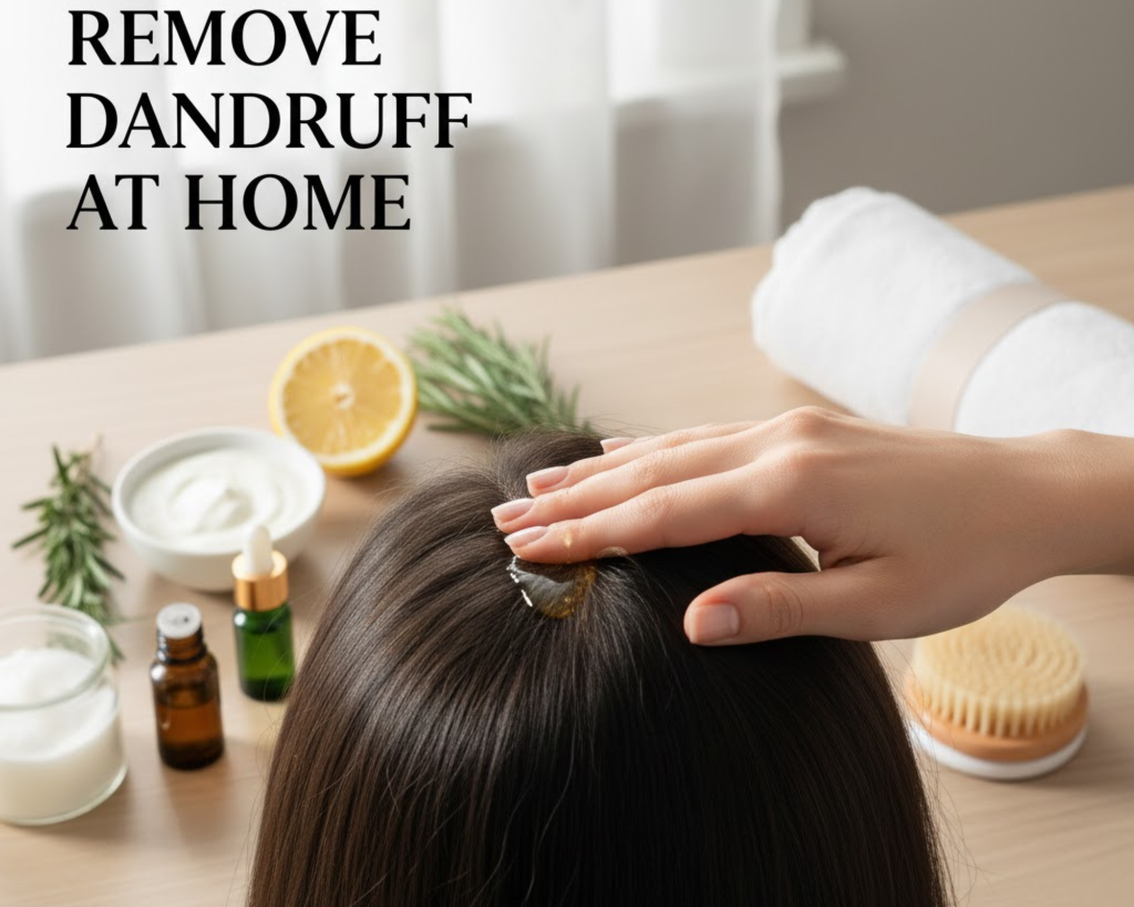 Remove Dandruff at Home