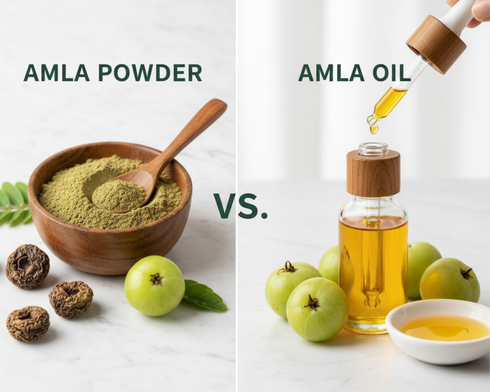 Amla Powder vs. Amla Oil