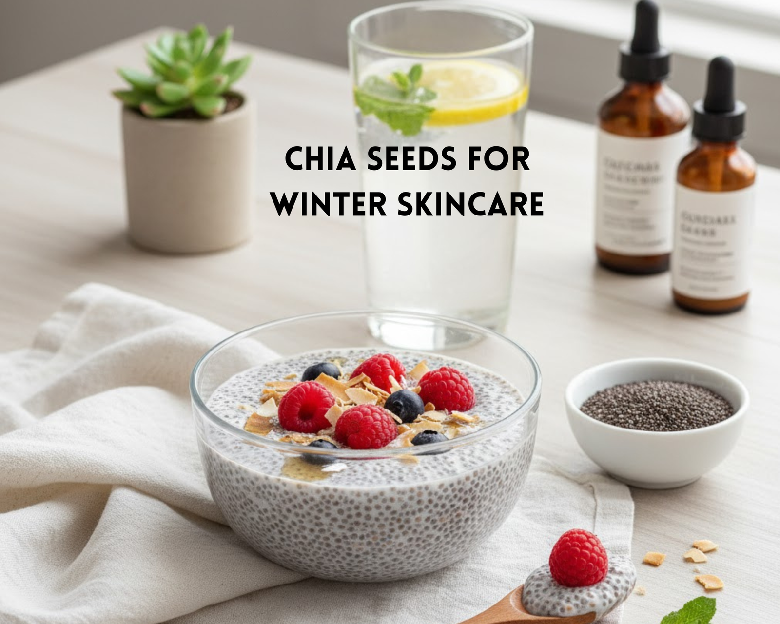 Chia Seeds for Winter Skincare