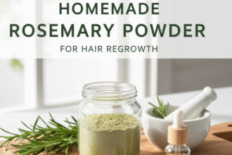 Homemade Rosemary Powder for Hair Regrowth