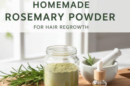 Homemade Rosemary Powder for Hair Regrowth