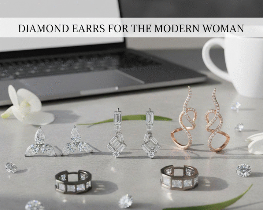 Diamond Earring Designs for Modern Women