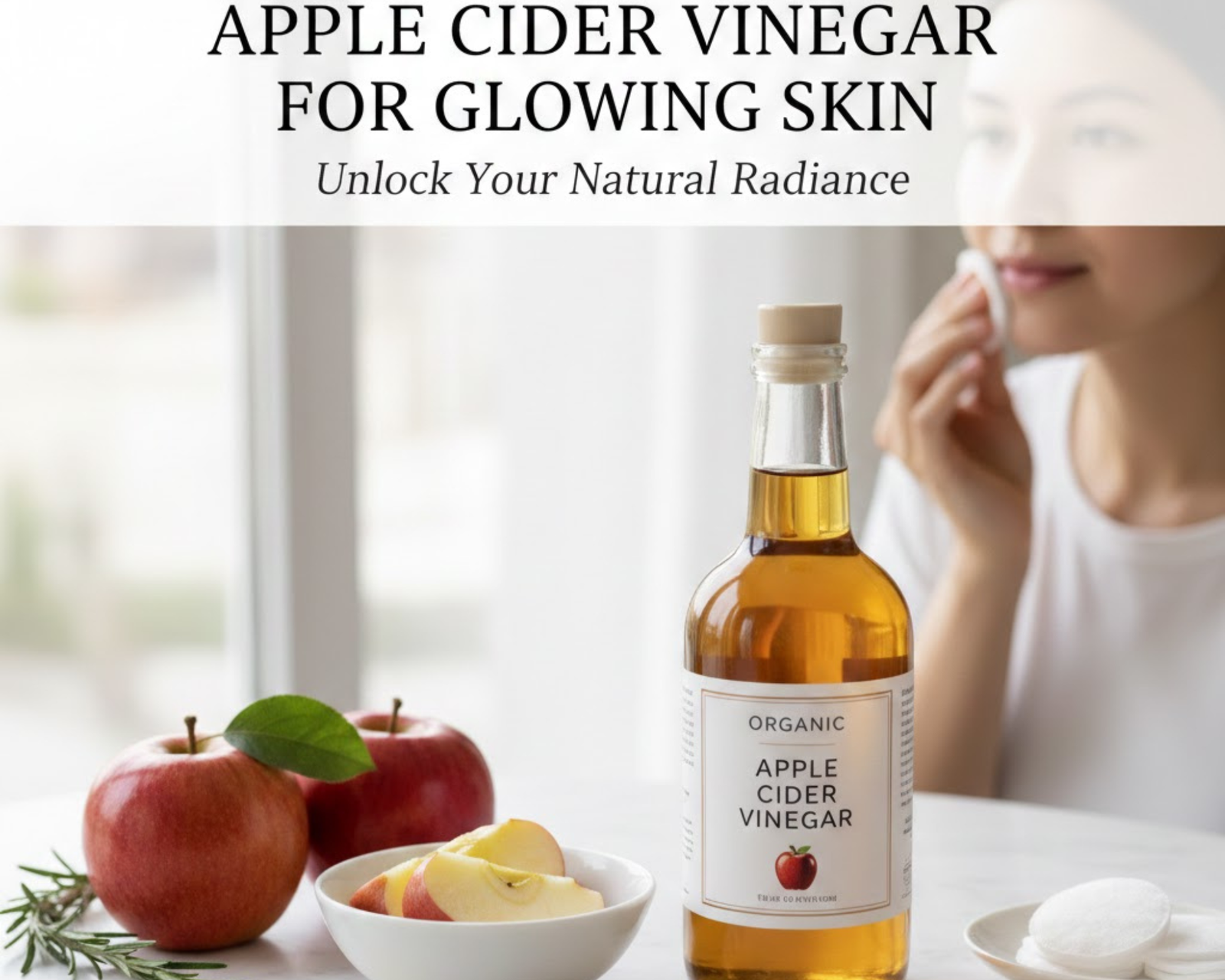Apple Cider Vinegar for glowing Skin