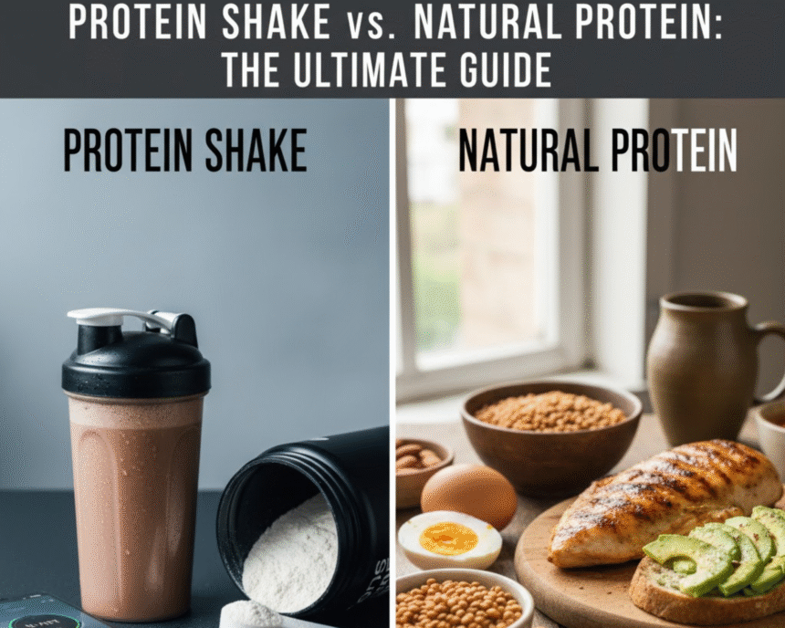 Protein Shake vs Natural Protein
