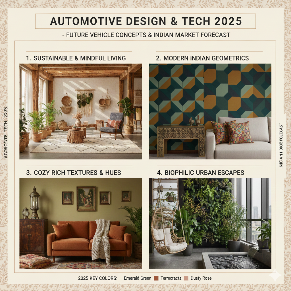 Interior Design Trends 2025 – Top Home Style Ideas & Indian Décor Forecast