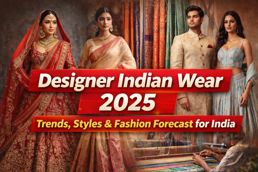 Designer Indian Wear 2025 – Trends, Styles & Fashion Forecast for India